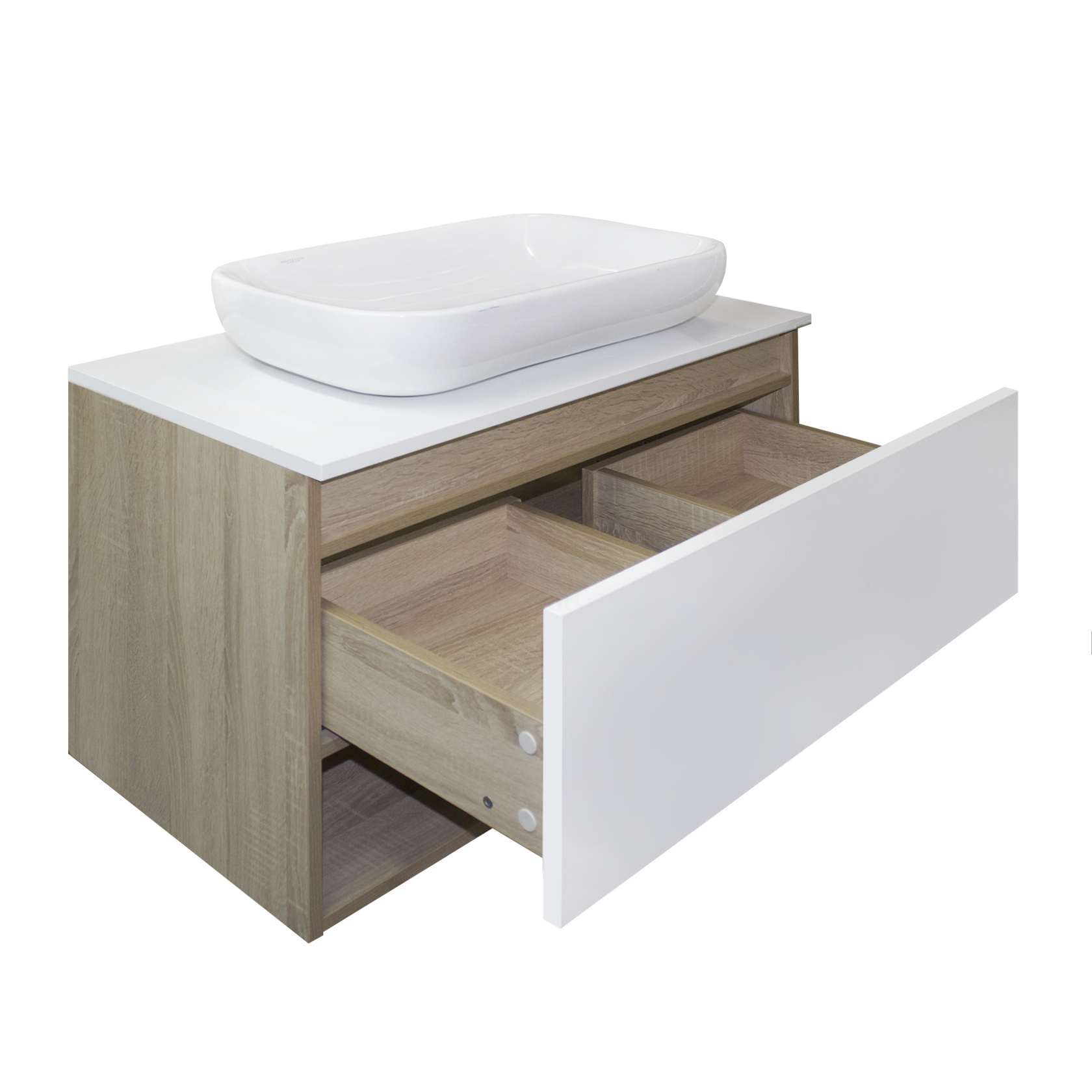 Тумба подвесная Infinity 80-10 дуб SANITA LUXE INFSLCW80251W1 - Вид №4