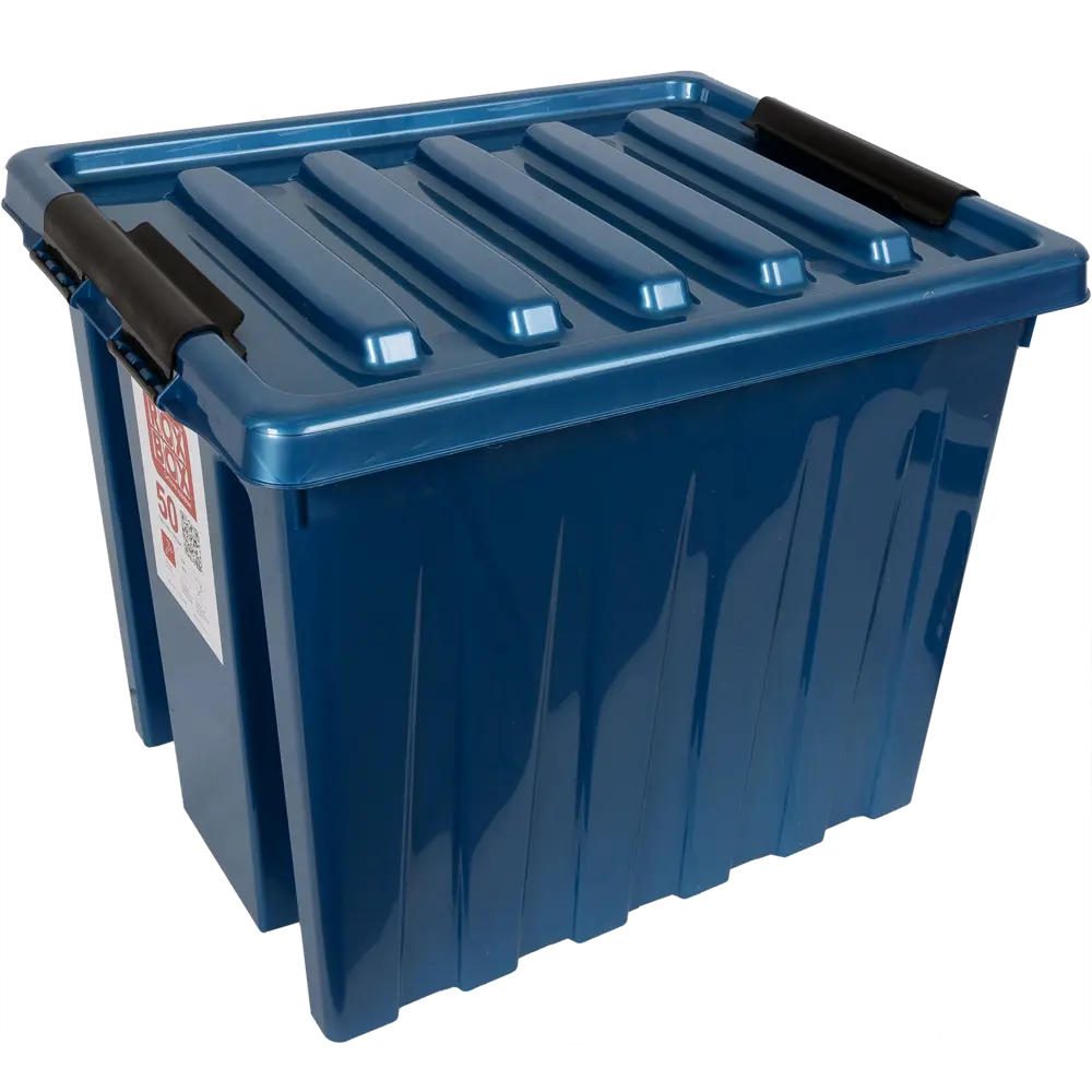 ROX BOX Контейнер с крышкой 50 л на колесиках для хранения 16456352 STLM-0006866 - Вид №2