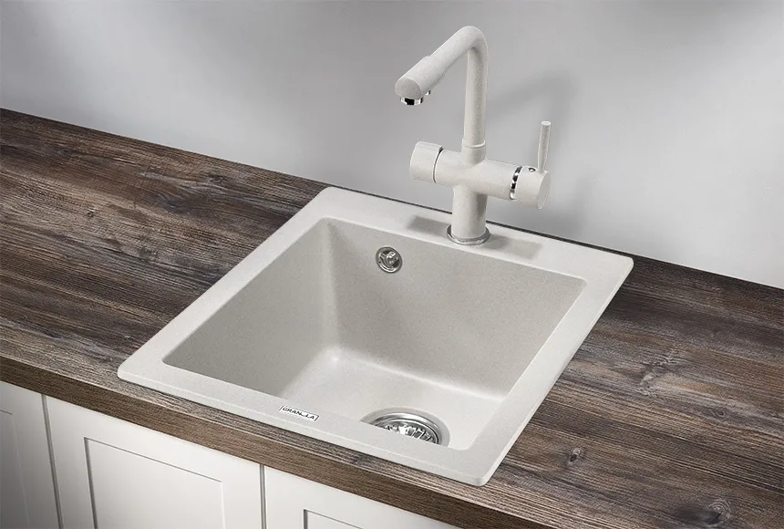 4201, БАЗАЛЬТ, кухонная мойка, кварц GRANULA 4201-ST76