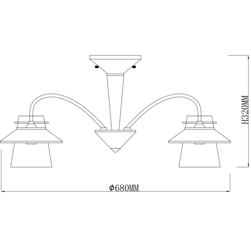 Люстра «Gavana» 590/5PL 5хЕ14х40 Вт цвет коричневый Escada STLM-2121546 - Вид №8