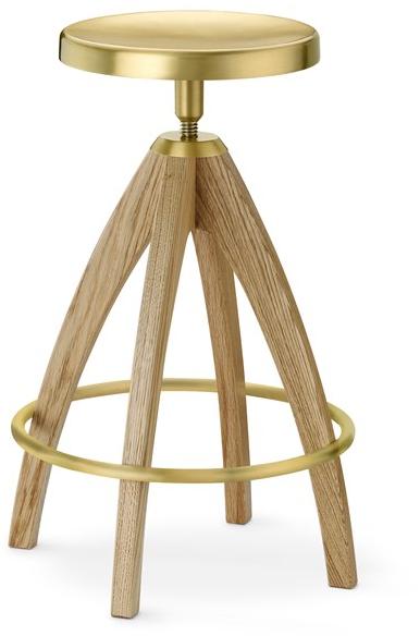 GHIDINI1961 Табурет из латуни с регулируемой высотой sun-id-1345486 - Вид №1