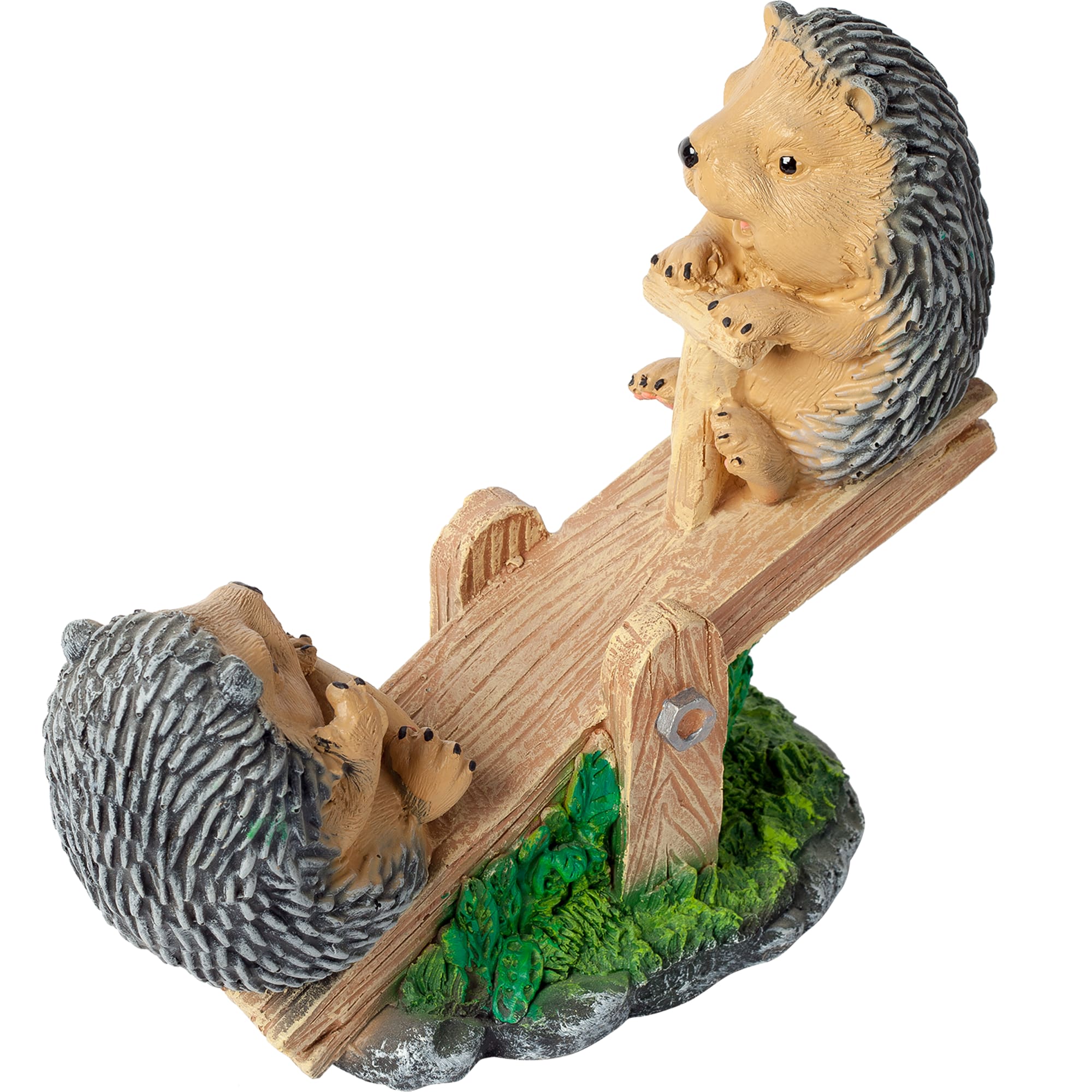 82199710 Фигура садовая «Ёжики на качелях» высота 28 см Santreyd  - Вид №1