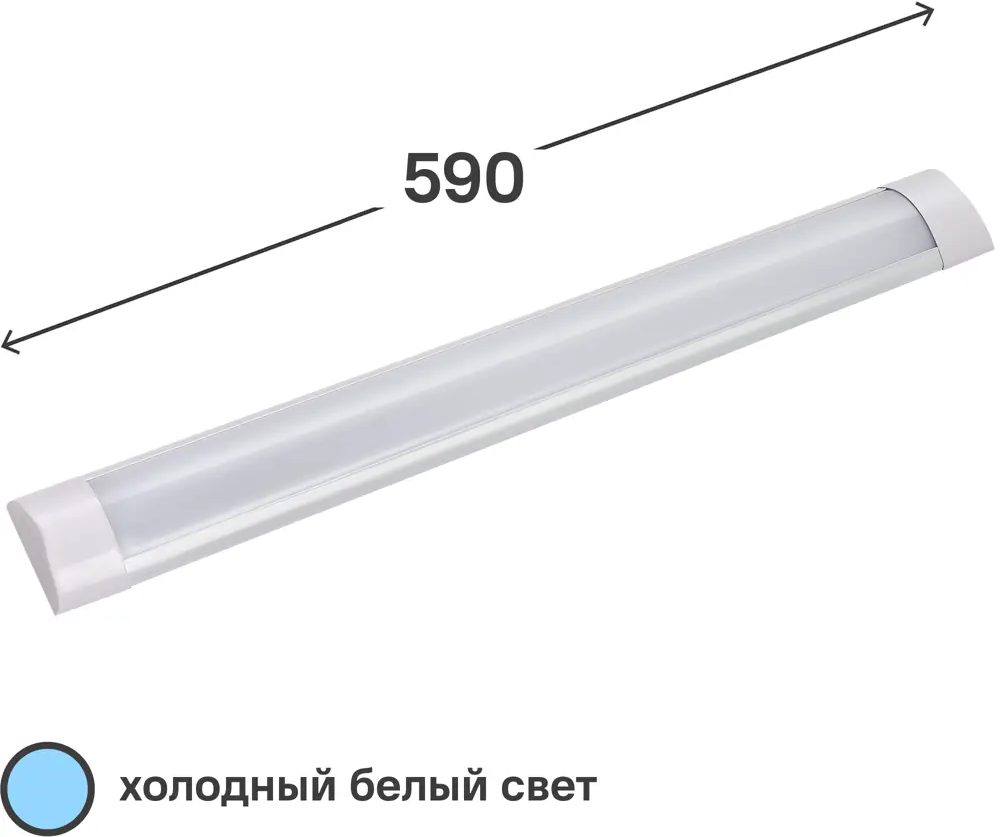 TDM ELECTRIC ДПО 3017 - Линейный светильник с датчиком движения, 590 мм 82660846