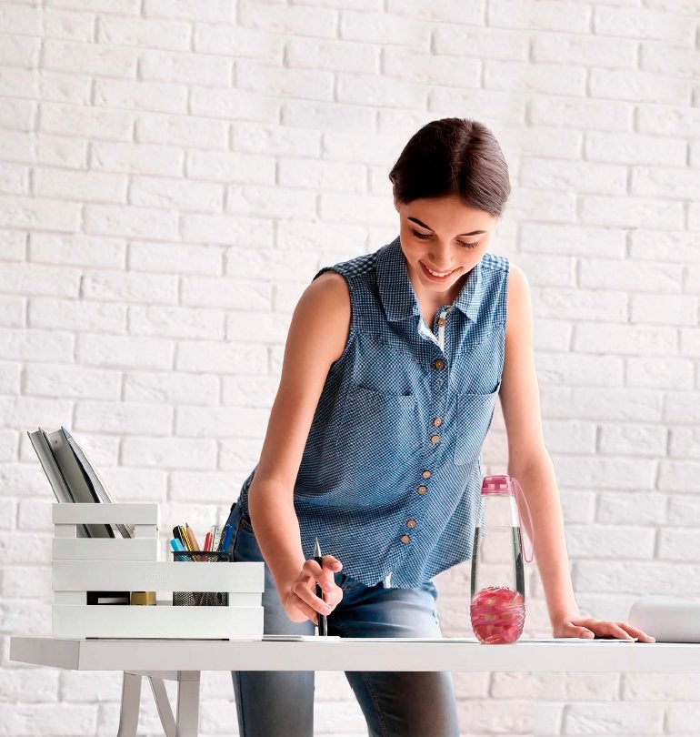 Ящики голубые 2 штуки Tidy & Store GUZZINI  00-3871108 Голубой  - Вид №4