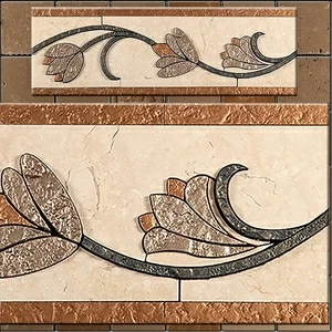 БОРДЮР ИЗ МРАМОРА TL-1 SKALINI FLORAL