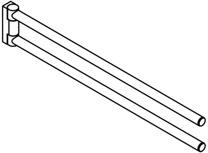 162.09.10040 вешалка для полотенец HEWI System 900 - Вид №5