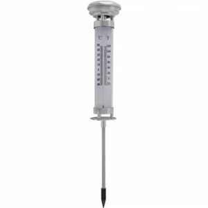 Уличный светильник светодиодный на солнечных батареях никель Lotus 078-011-0001 HOROZ  00-3896186 Белый;никель