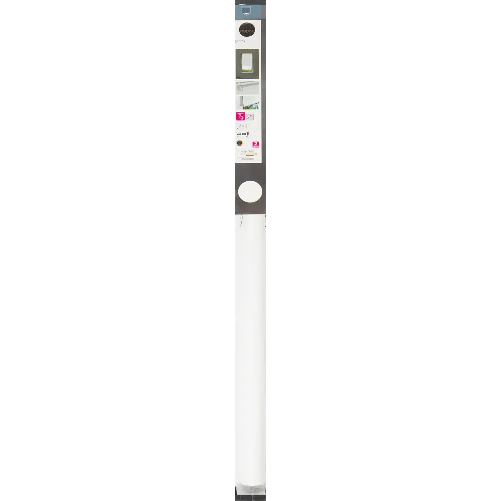 Штора рулонная блэкаут Inspire Santos 40x160 см белая White 0 82692212 STLM-2023607 - Вид №10