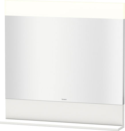 VE751200909 Зеркало с полочкой внизу Vero #VE7512 800 x 142 мм Светло-голубой матовый декор Duravit - Вид №2