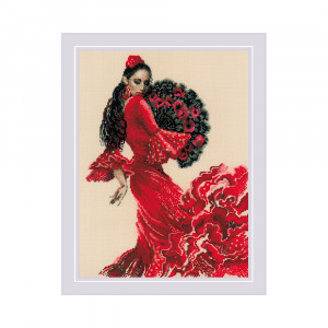 1740 Набор для вышивания Танцовщица 30 х 40 см RIOLIS Сотвори Сама