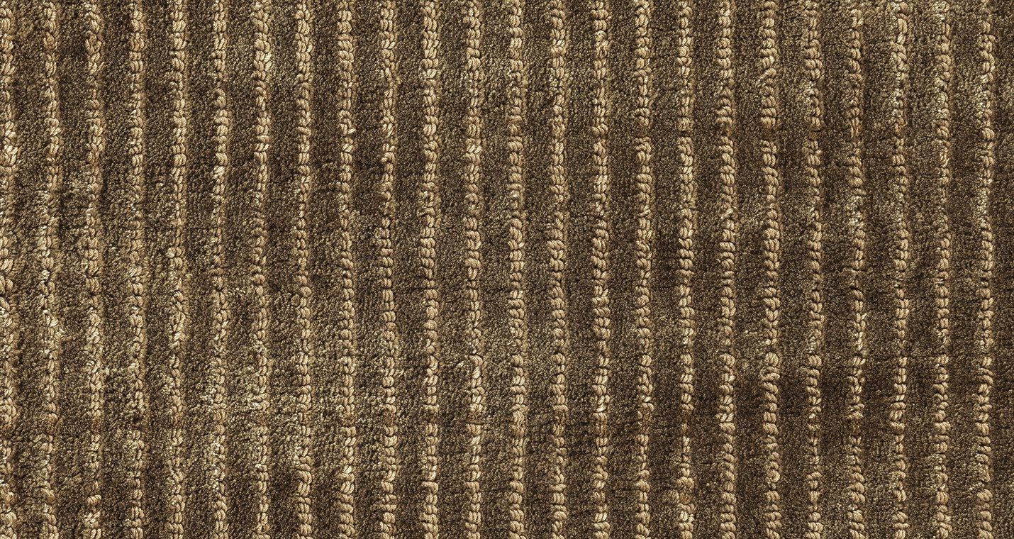 Полосатый Шелковый прямоугольный ковер ручной работы Poltrona Frau коллекция-мебель и аксессуары ARCH-00125108 - Вид №1