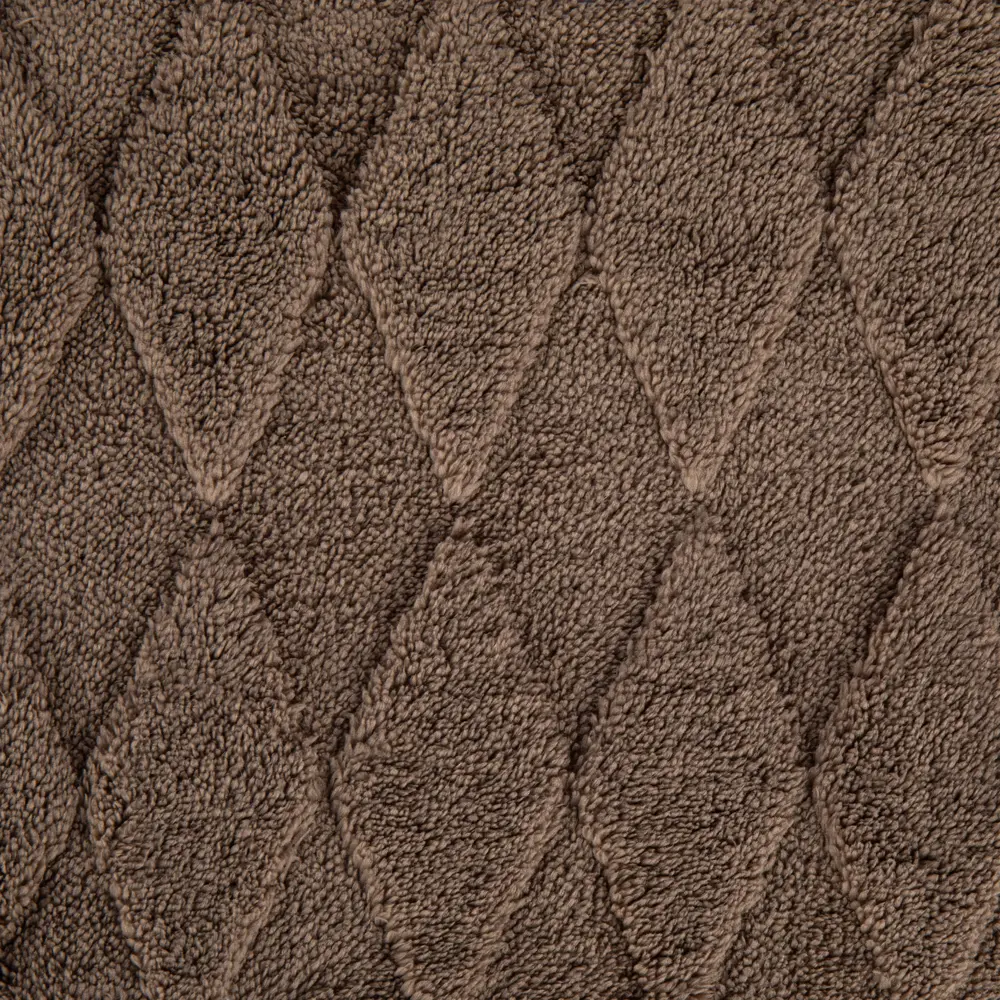 Плед Ромбы 200x220 см фланель цвет серо-коричневый Ardenza STLM-2182629 - Вид №1