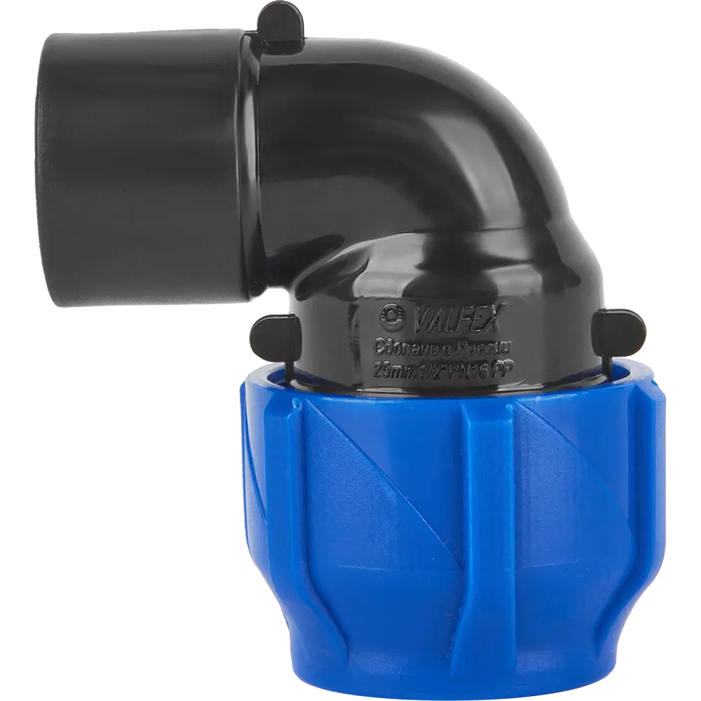 Отвод комбинированный 90° ПНД Valfex 1/2"x25 мм ВР STLM-2164030 - Вид №1
