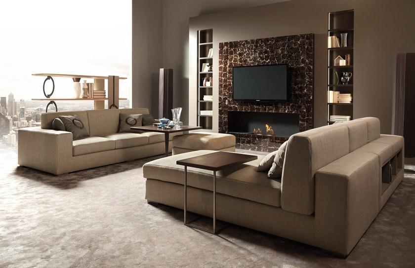 Caroti Мягкая кушетка из кожи Concept Art.157 - theca - Вид №1