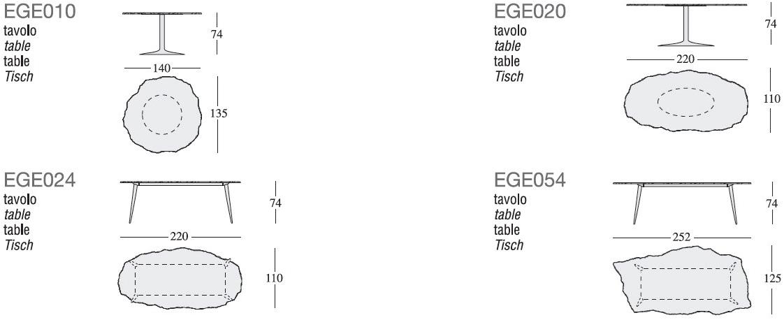 edra Стол со столешницей из расписного стекла sun-id-1490936 - Вид №12