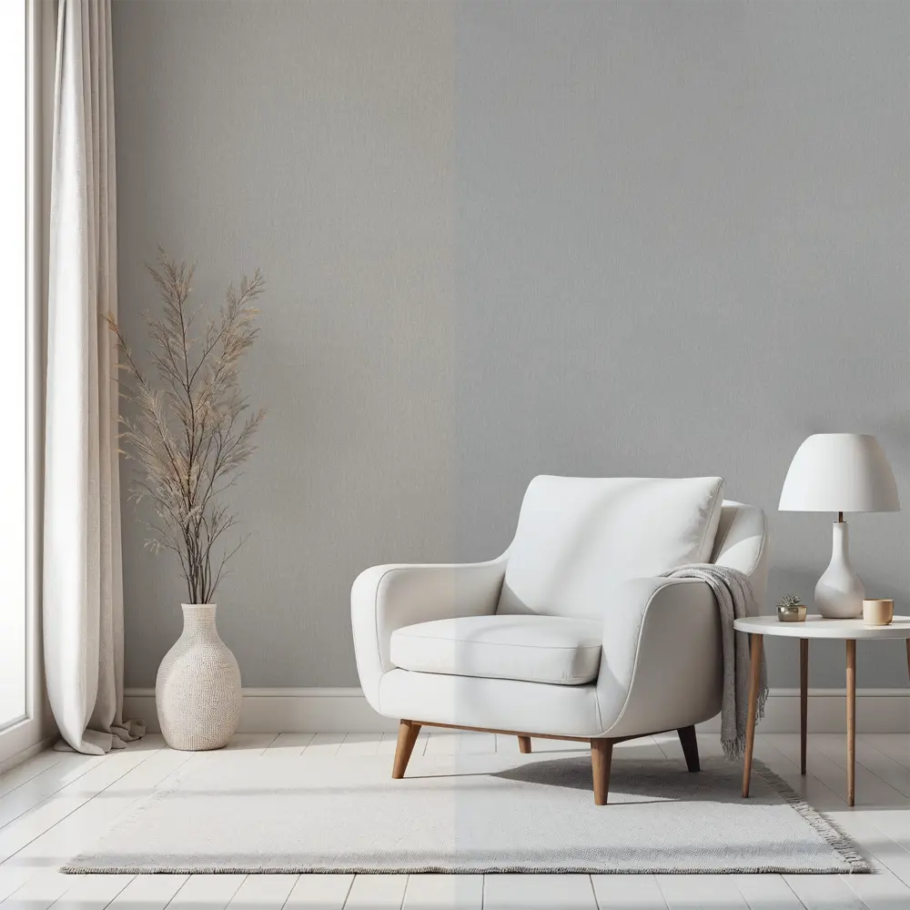 Флизелиновые обои Wallsecret Shalfey серые 1.06 м - премиум качество для гостиной 89432839 STLM-1563985 - Вид №5