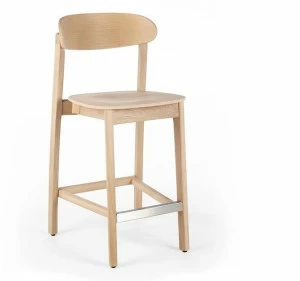 Wildspirit Высокий деревянный табурет с подставкой для ног Arch