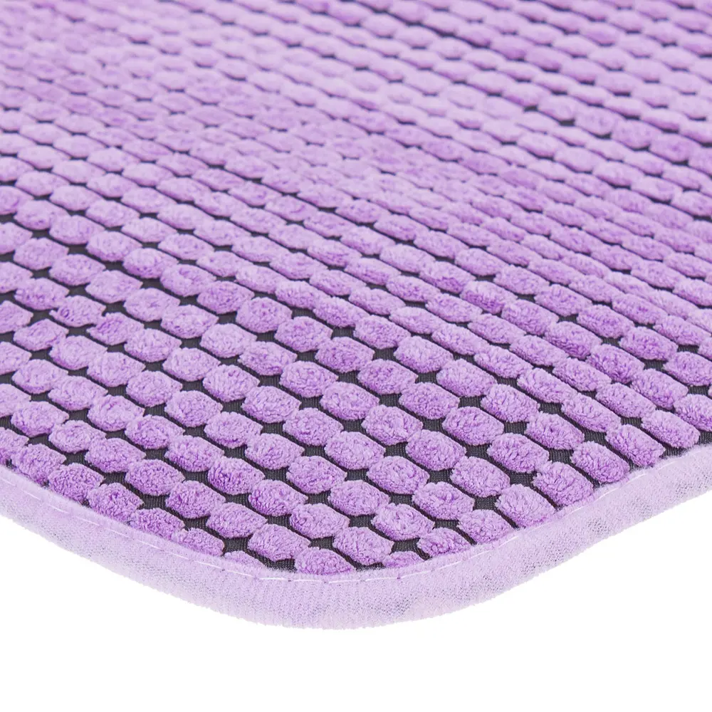 Коврик для ванной комнаты «Corn» 45x70 см цвет фиолетовый АКВАДЕКОР STLM-2156380 - Вид №1