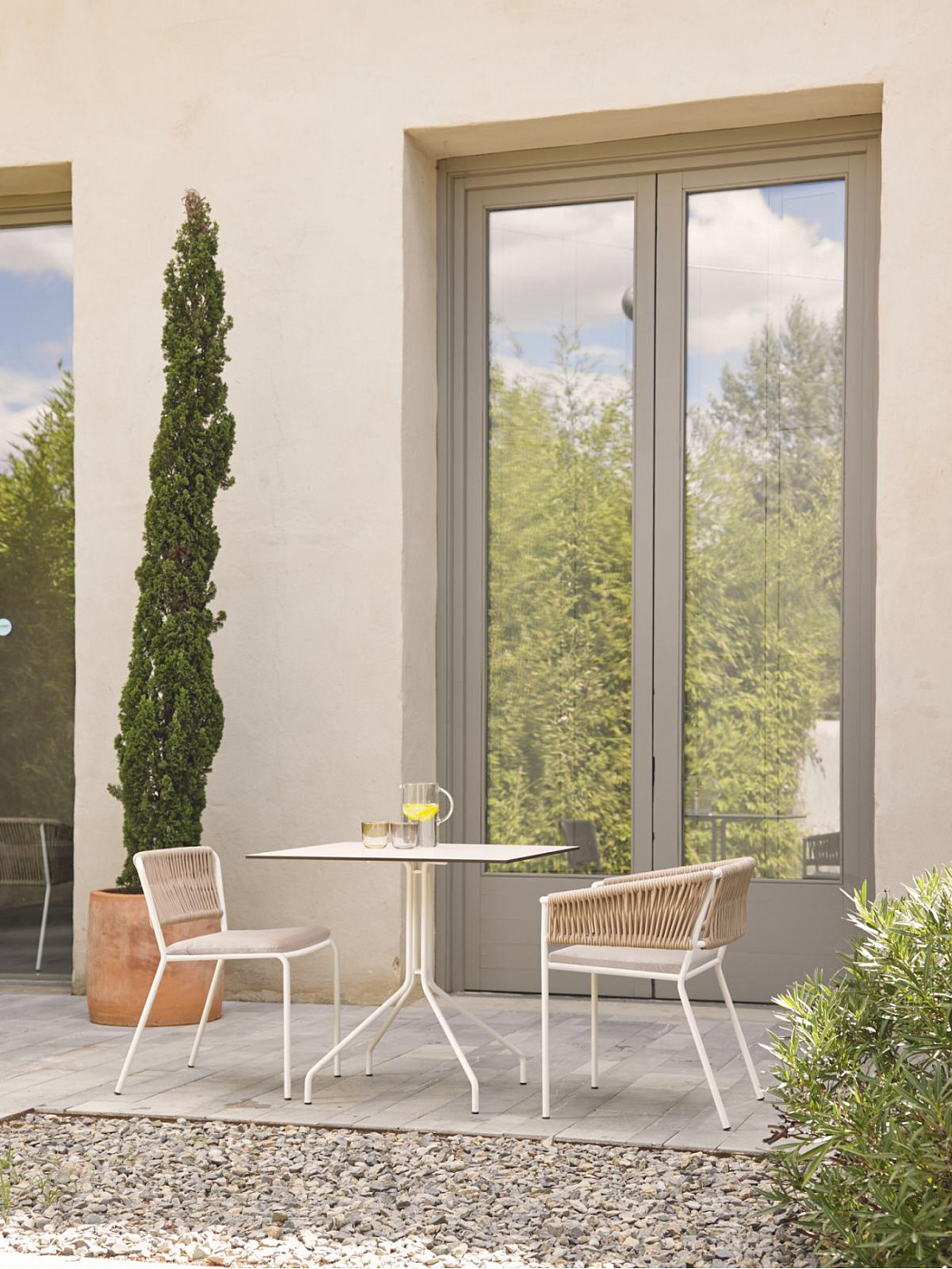 107245 Обеденный стол со столешницей Compact 90 х 90 см Point Weave POINT1920  - Вид №2