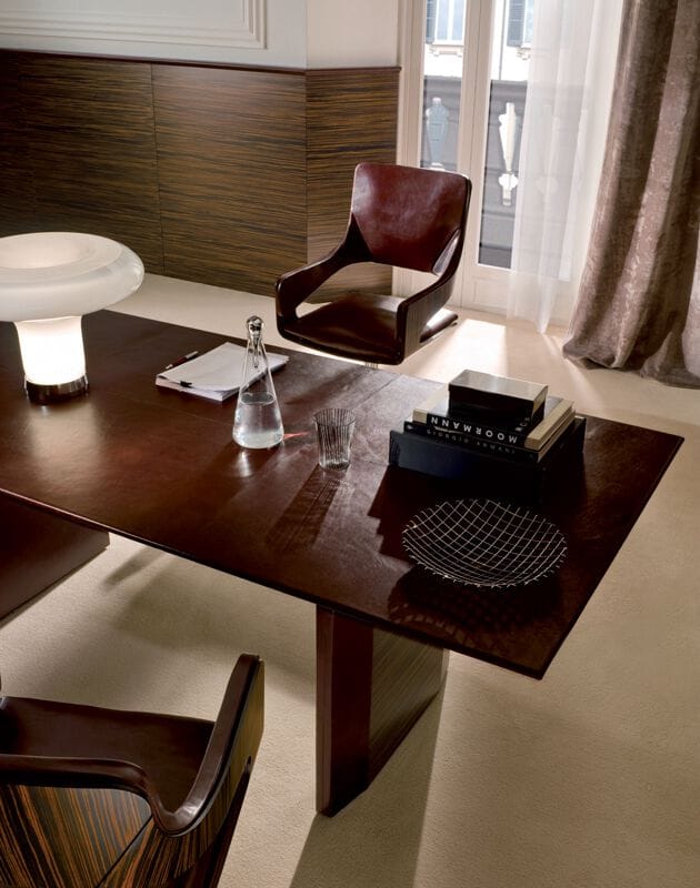 Деревянный направленный прямоугольный стол i 4 Mariani De_Symetria ARCH-00081207 - Вид №2