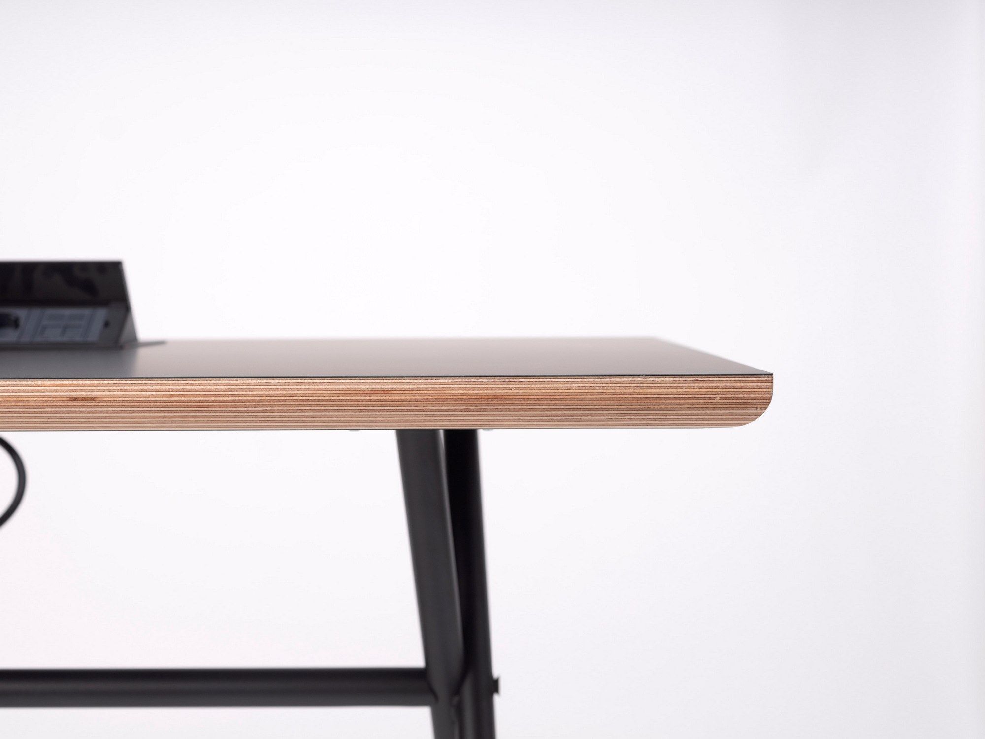 Прямоугольный стол из стали и дерева ONDARRETA Bai ARCH-00096225 - Вид №5