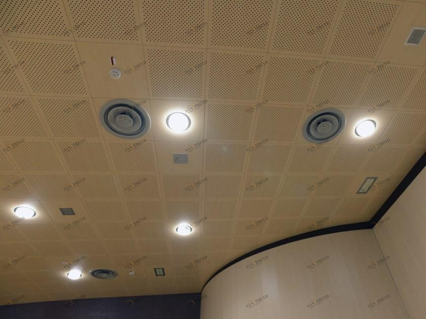 ITP Звукопоглощающие потолочные панели мдф Wood shade sun-id-1464536