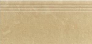 Амба ступень охра структурированная 600х300