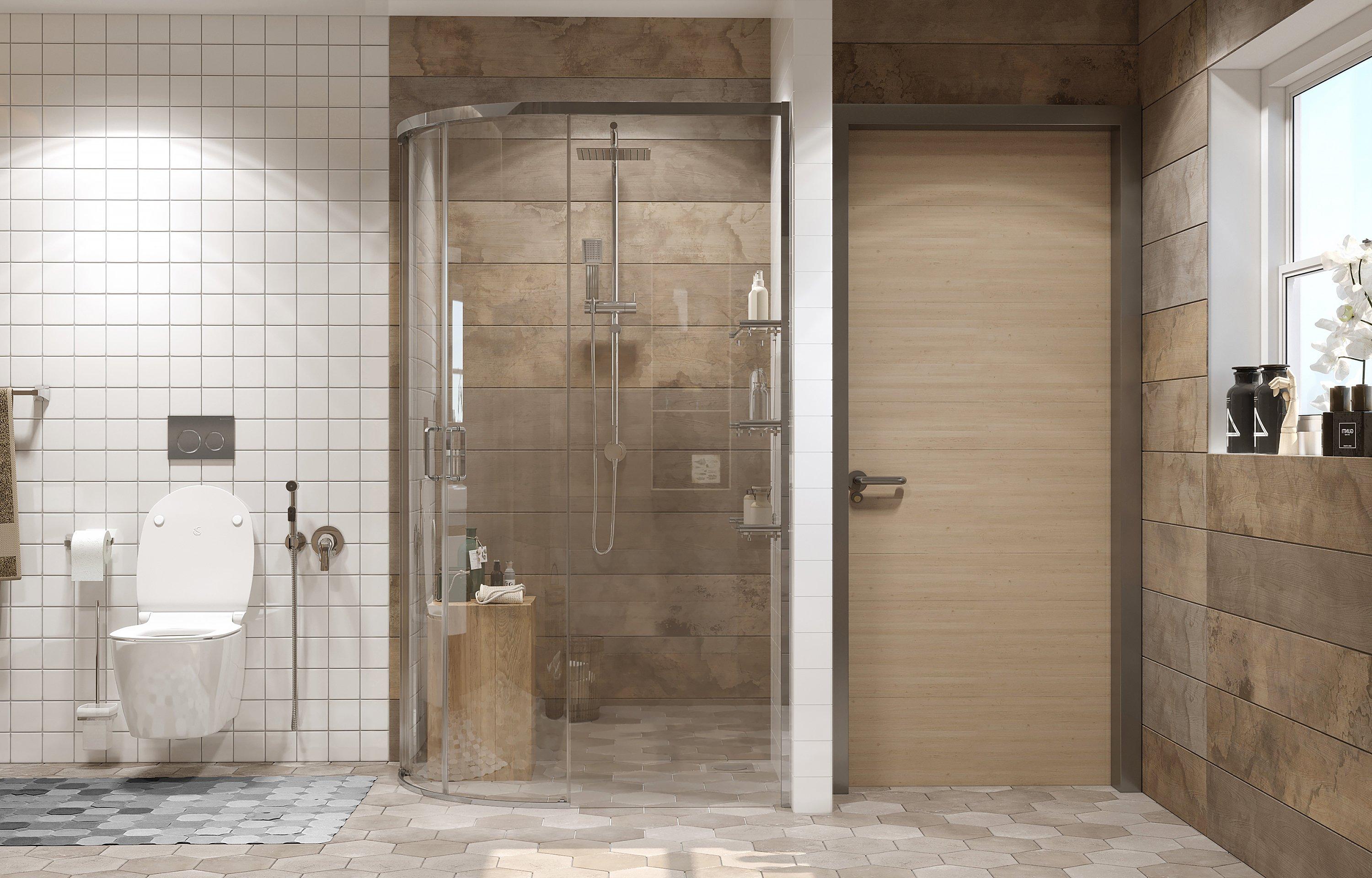 Душевое ограждение Ambassador Queen 11011103R (1200x800x2000), 2 места - Вид №2