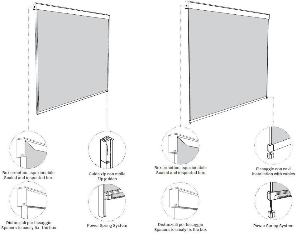 PRATIC F.lli ORIOLI Откидной тент с боковыми направляющими T-project sun-id-1475639 - Вид №4