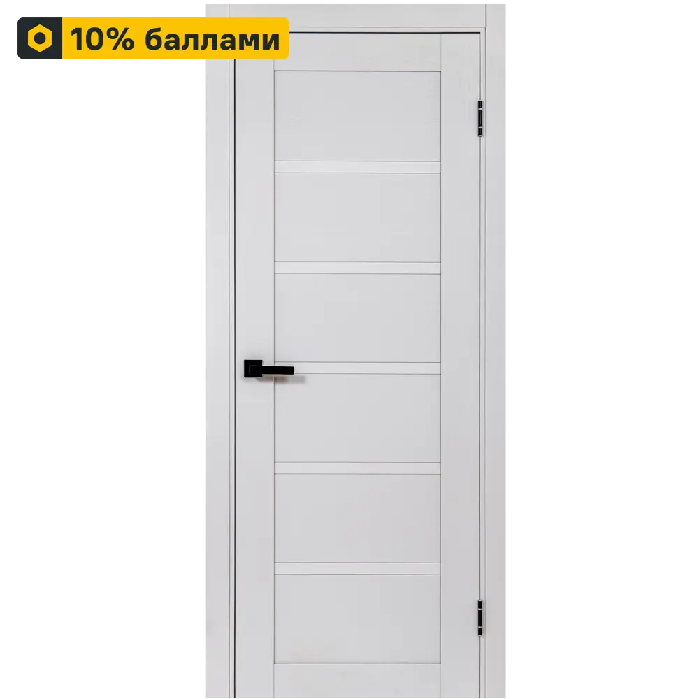 PORTIKA Межкомнатная дверь Легенда-28.1 с остеклением, серое дерево 60×200 см 86533850 STLM-0069696