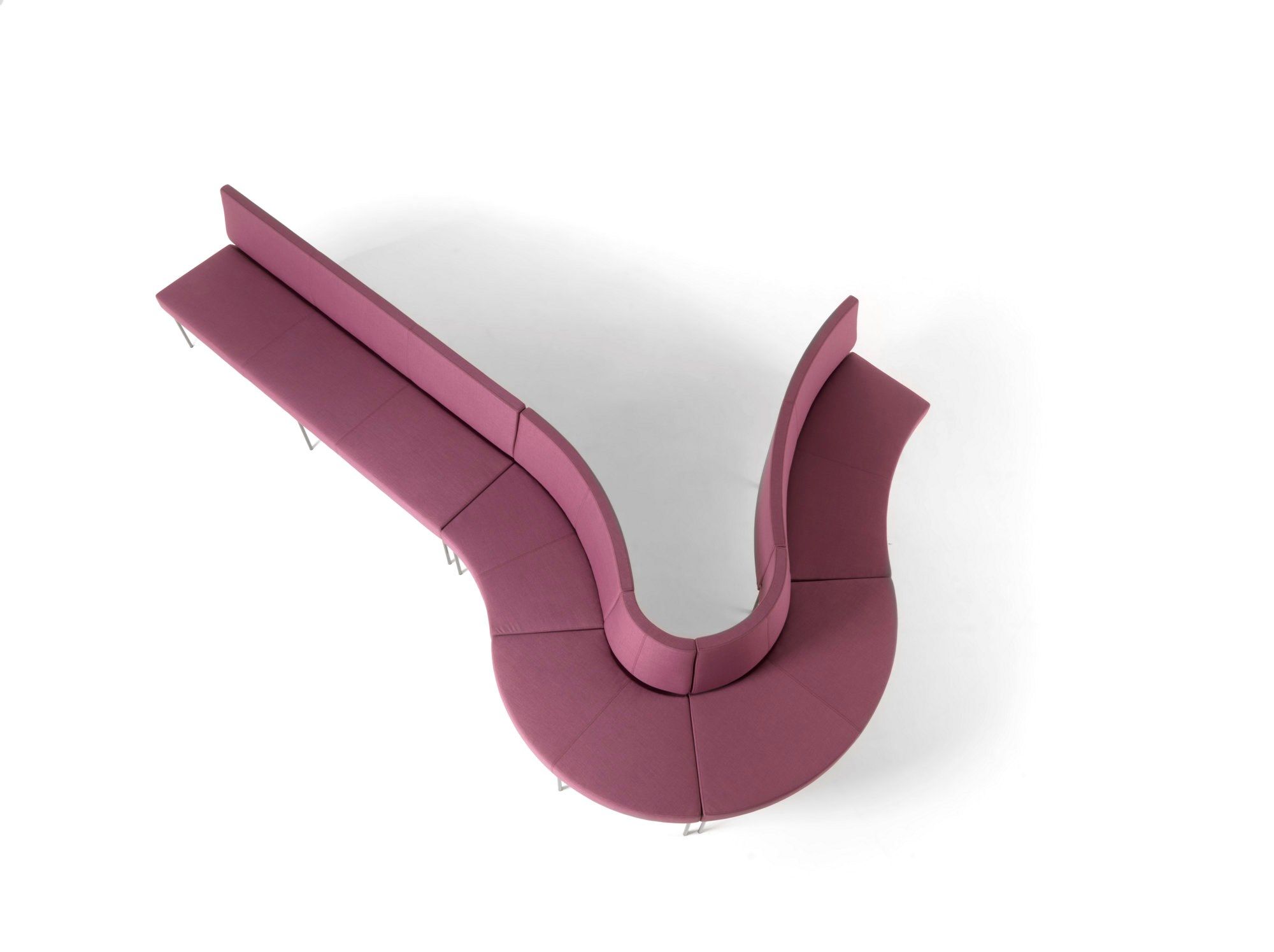 Модульная скамья из ткани со спинкой SITIA Laguna ARCH-00146120 - Вид №26