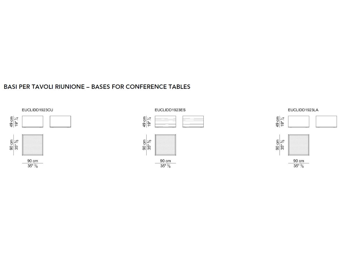Деревянный восьмиугольный стол для совещаний с системой люверсов i 4 Mariani Евклидово ARCH-00066606 - Вид №7