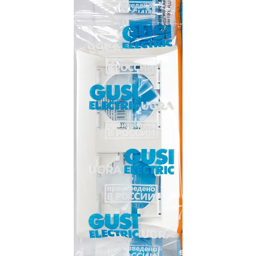 Рамка для розеток и выключателей Gusi Electric Ugra С1120-028 2 поста цвет жемчуг STLM-2195088 - Вид №3