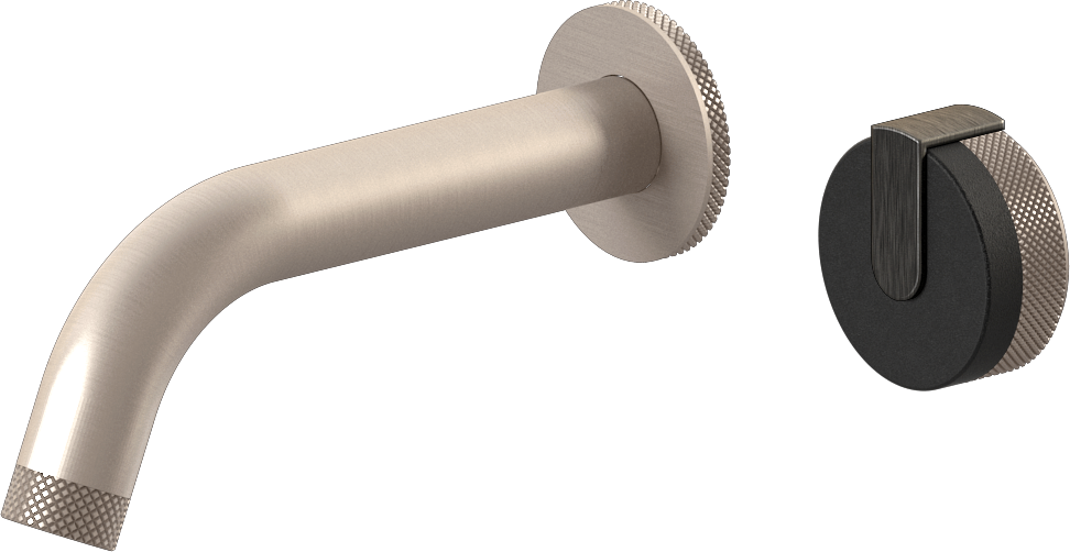 E-11535-R1BK-L1BOX-SN Настенный прогрессивный смеситель скрытого монтажа для раковины GRAFF MOD+