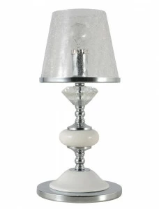 Настольная лампа Crystal Lux Betis LG1 CRYSTAL LUX ИНТЕРЬЕРНЫЕ 110889 Прозрачный;хром