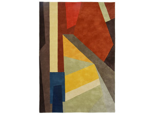 Прямоугольный ковер с длинным ворсом optical