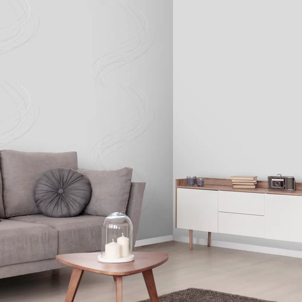 Флизелиновые обои Victoria Stenova Trinity - серые полотна для стильного интерьера 89363941 STLM-0832786 - Вид №4