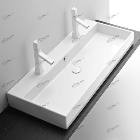 9212 Встроенная раковина под столешницу овальная MILLDUE 