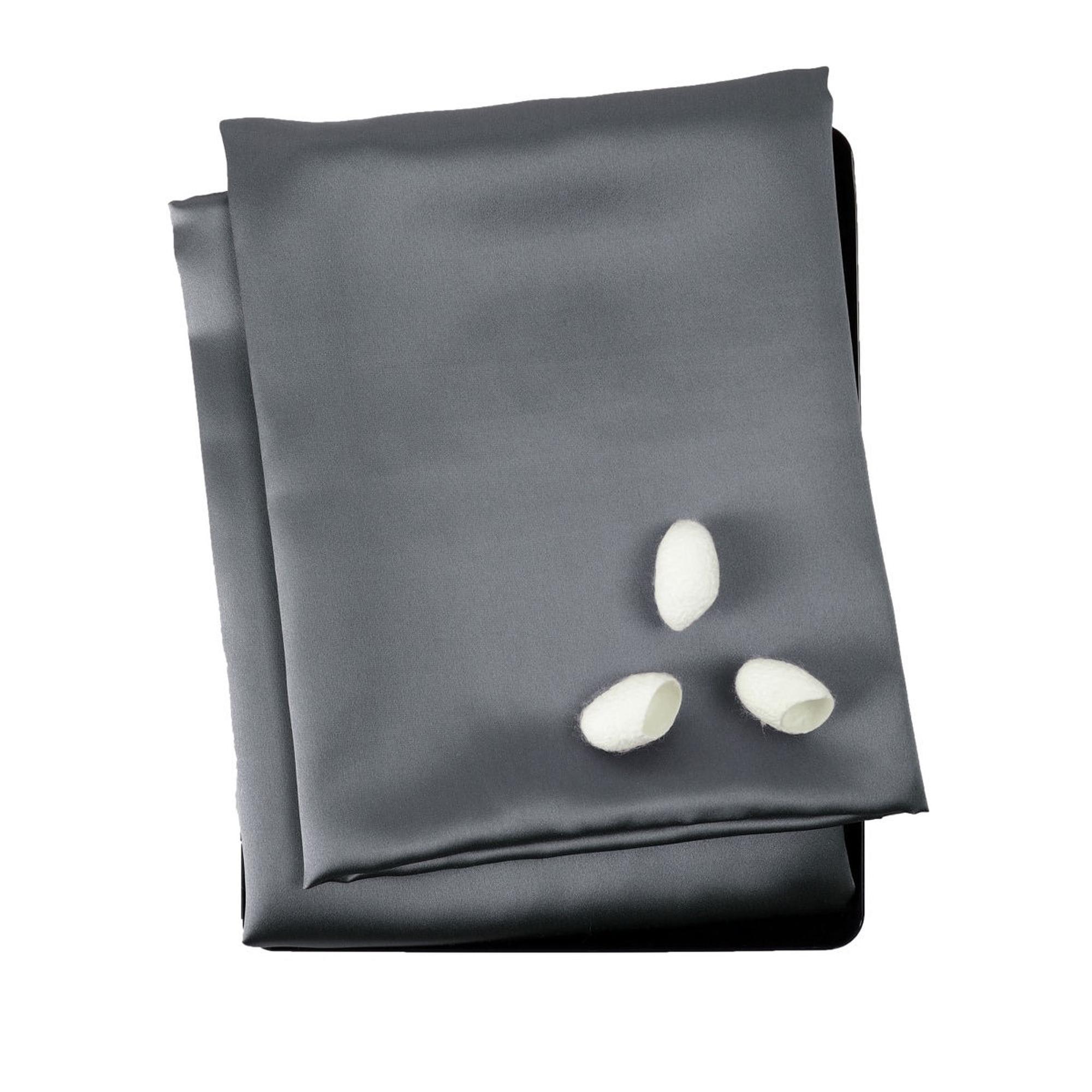 Наволочка princess77silver, 70x70 см, шелк, 1шт, цвет серебристый SILK MANUFACTURE 90520688