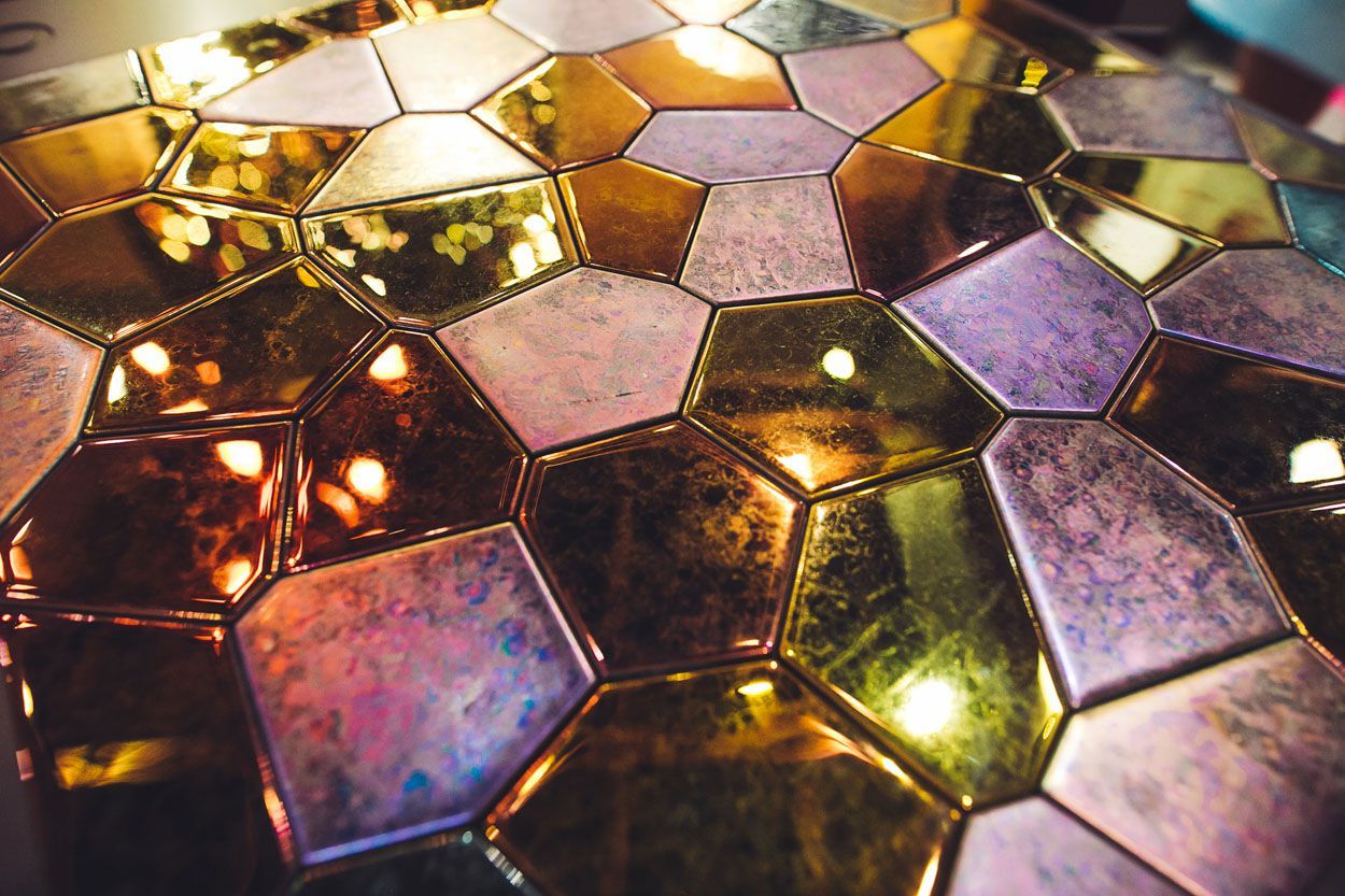 Декоративный предмет стеклянной стены PlusObject Polygonal Mosaic ARCH-00151215 - Вид №2