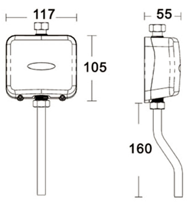 304009734 Автосмыв сенсорный M-1081D KSITEX  - Вид №3