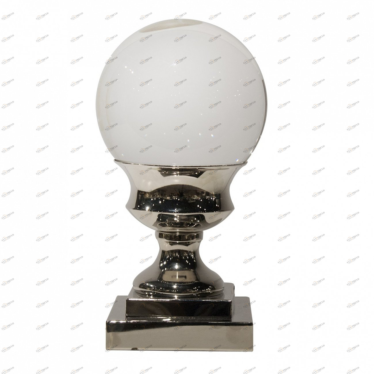 Шар хрустальный на подставке 28х14 см хром Bureau BUREAU ШАР 262986 Прозрачный;серебро 