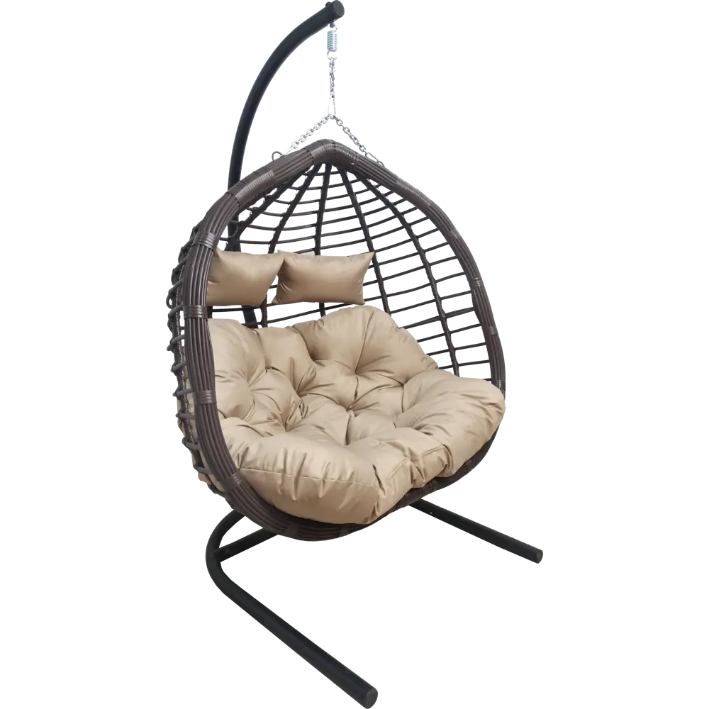 Santreyd Siesta Tubo: подвесное кресло для двоих в стиле эко-ротанга 84011371 SI015 STLM-0046154 - Вид №4