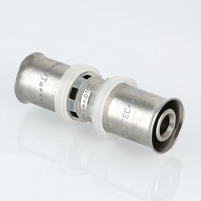 VTm.203.N.002016 Пресс-фитинг прямой Valtec 20 х 16 мм  - Вид №1