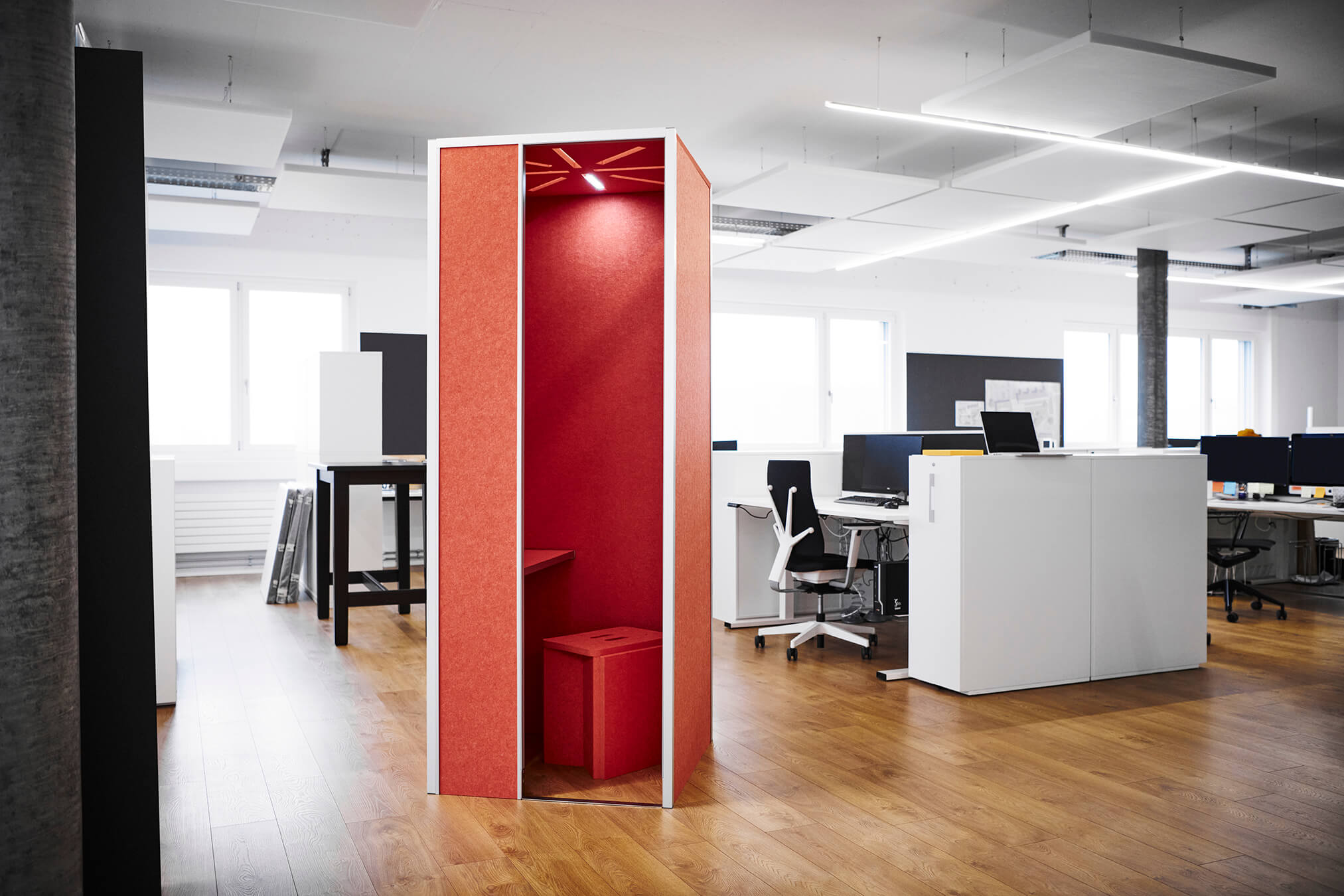 Одноместный акустическая офисная кабина ECHOJAZZ ECHO BOX ® ARCH-00127734 - Вид №2