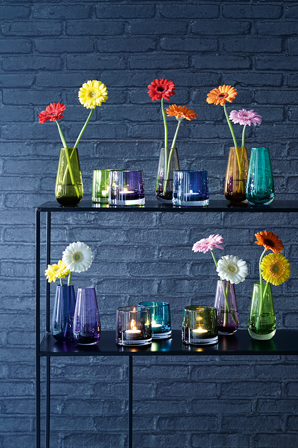 Ваза в форме бутона Flower Colour 14 см лайм LSA International G73214628 - Вид №6