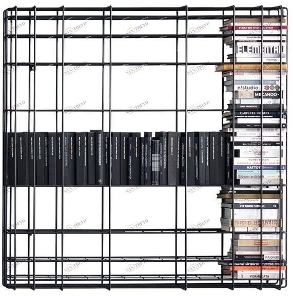 Saba Italia Книжный шкаф с открытой стенкой из железа Leyva sun-id-1461920