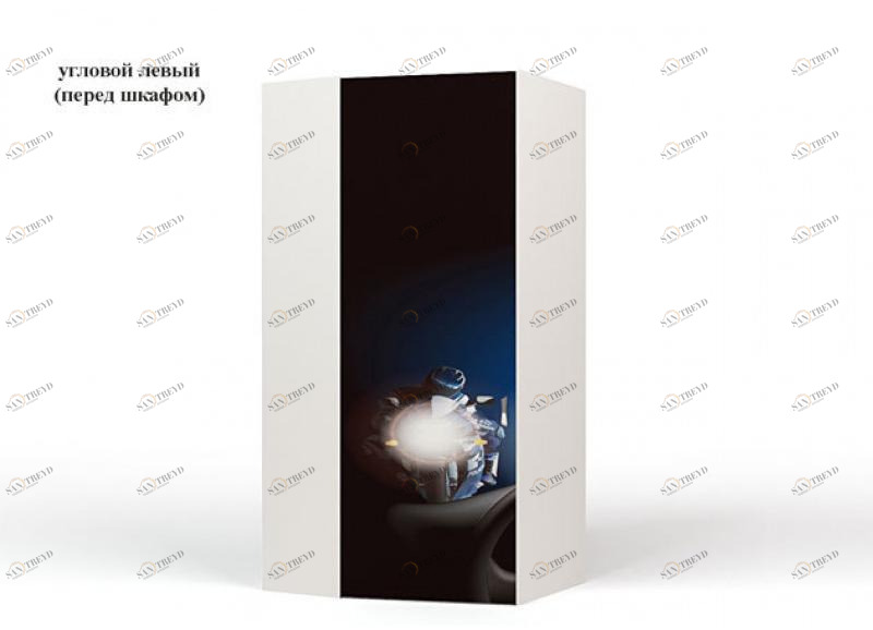 Шкаф угловой ABC-KING Police ( левый) 4631148426726