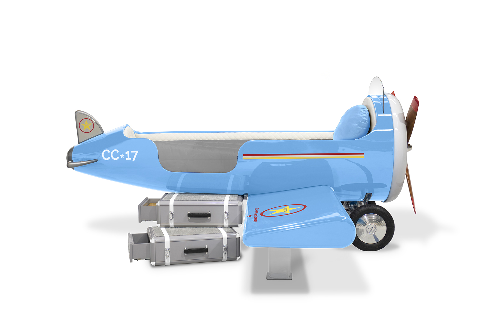 CIST29 Детская кровать самолет Sky One Circu  - Вид №3