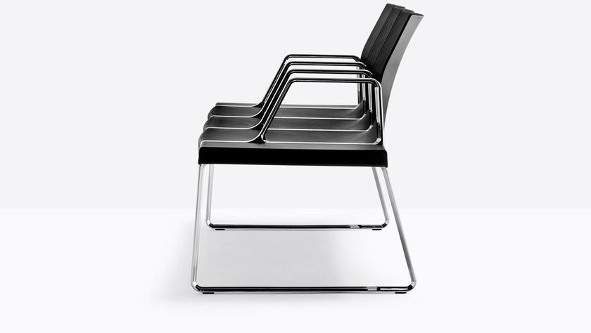 Pedrali Скамейка с подлокотниками Plural P02013/14/16/2019 - Вид №4